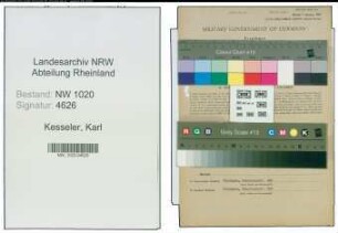 Entnazifizierung Karl Kesseler , geb. 14.12.1906 (Stadtangestellter)