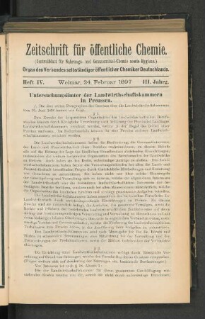 Heft IV. Weimar, 24. Februar 1897