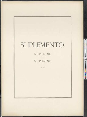 Suplemento.