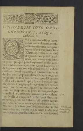 Epistola.