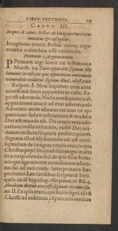 Primum Argumentum.