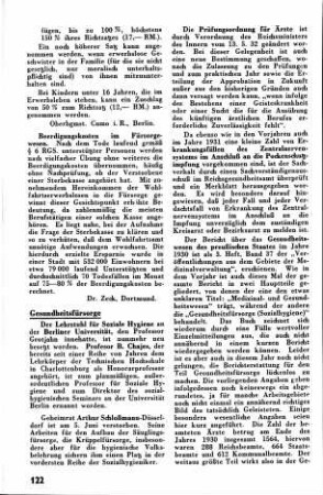 Arthur Schloßmann [Gesundheitsfürsorge]