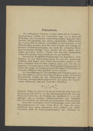 Prüfmethode.