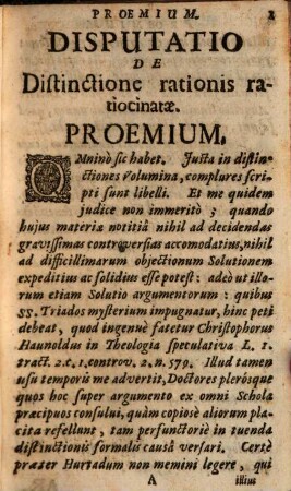 Distinctio Rationis Ratoicinatae Ad Mentem Aristotelis Et D. Thomae Aquinatis Explicata