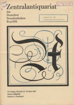 Nr. 982: Allgem. Naturwissenschaften