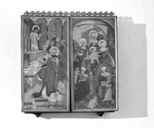 Marienaltar — Gregorsmesse und Heilige Sippe