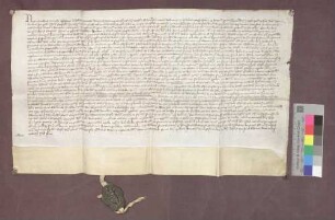 Revers des Basler Domkapitels gegenüber Bischof Burkard von Konstanz über die Inkorporation der Kirche zu Kirchhofen.