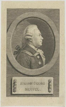 Bildnis des Iohann Georg Meusel