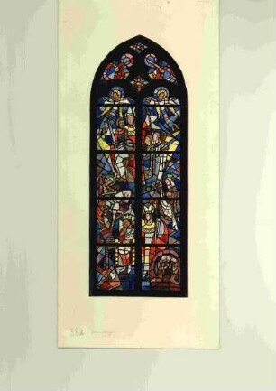 Entwürfe für zwei Glasfenster in der Katholischen Nikolauskirche in Gimmeldingen
