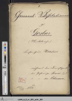 Goslar (Marktkirche): Visitationsakten