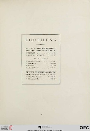 Einteilung
