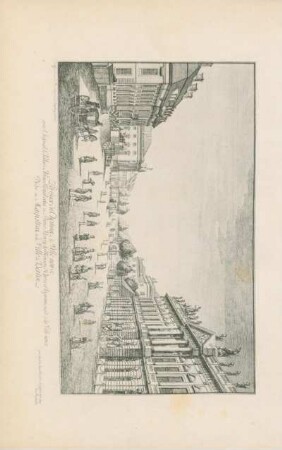 La stage du Chateau à la ville neuve avec l' Arsenal le palais du Prince Royal celni du Prince Henry la maison j' Opera et la promenade a la ville neuve