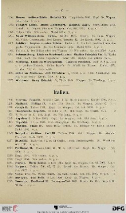 [Italien, Griechenland, Schweiz, etc.](Nr. 1268-1321)