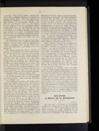 Unser Friedhof in Ohlsdorf und der Friedhofsdienst. Von Dr. Beneke. II.
