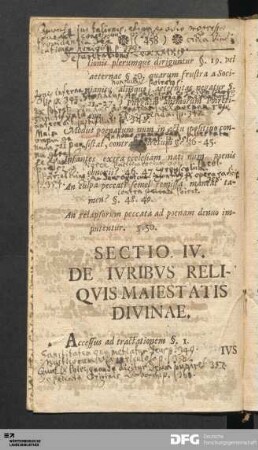 Sectio. IV.