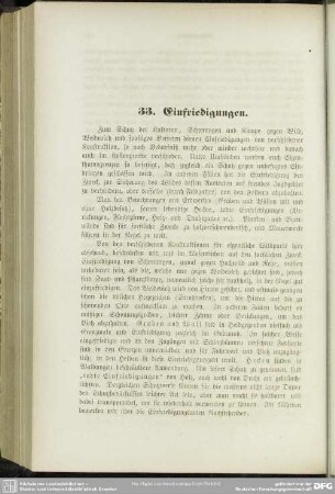 33. Einfriedungen