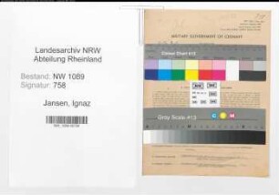 Entnazifizierung Ignaz Jansen , geb. 16.05.1910 (Polizist)