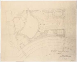 Stadion, Posen: Stadion: Lageplan 1:2000