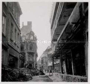 Köln, Hohe Straße, Zerstörungen