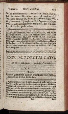 XXIV. M. Porcius Cato.