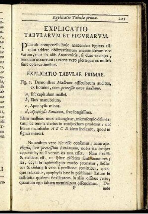 Explicatio Tabularum Et Figurarum.