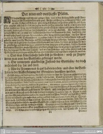 Der neun und viertzigste Psalm