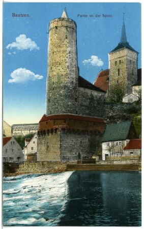 Bautzen. Partie an der Spree