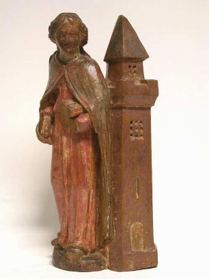 Heilige Barbara mit Turm und Buch