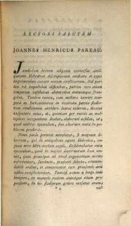 Antiquitas hebraica breviter descripta