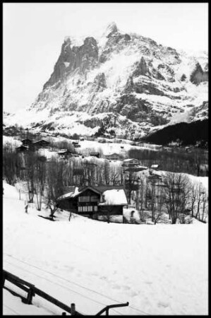 Grindelwald: Ferienhäuser am Fuße des Wetterhorns