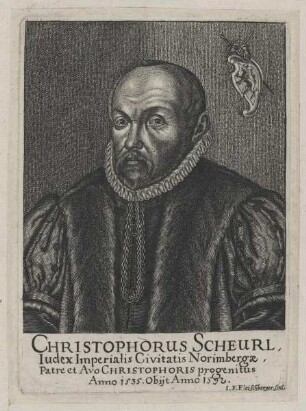Bildnis des Christophorus Scheurl