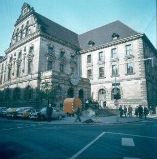 Nürnberg. Gebäude des Verkehrsmuseums