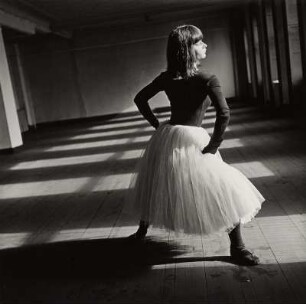 Modeaufnahme, Modell Judith Underwood als Ballerina