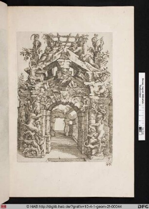 [Verfallenes Portal mit diversen Tieren. Band II.]