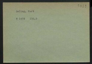 Seling, Kurt