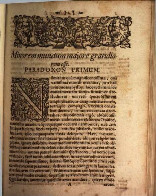 Illustrissimi, Reverendissimi Domini, Domini Alexandri Sperelli Eugubiensis Episcopi, Nuncii Apostolici, Paradoxa Moralia. 1