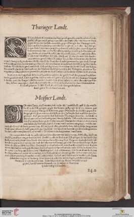 Thuringer Landt / Meissner Landt