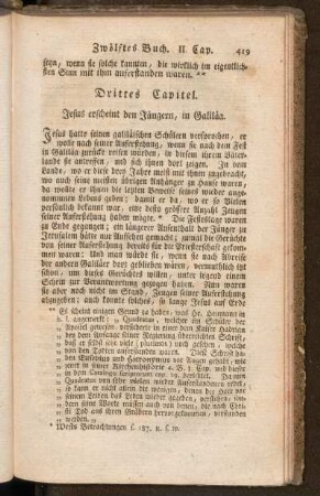 Drittes Capitel. Jesus erscheint den Jüngern, in Galiläa