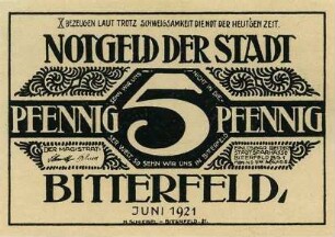 Notgeld - 5 Pfennig