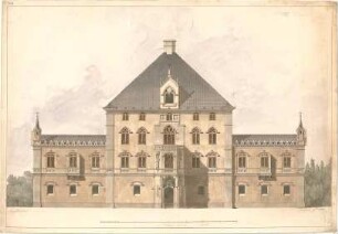 Métivier, Jean Baptiste; Egglkofen bei Vilsbiburg (Bayern); Schloss Egglkofen, Umbau - Aufriss