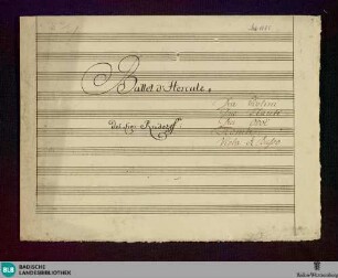 La Mort d'Hercule - Don Mus.Ms. 1695 : orch