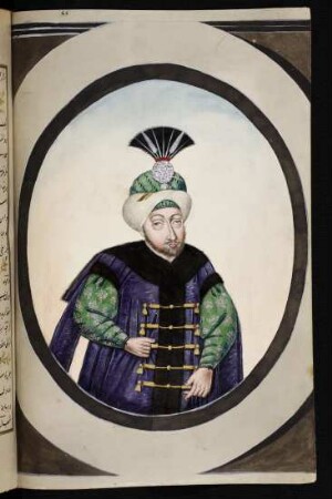 Illustration: Muṣṭafā II.
