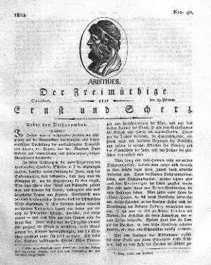 Nro. 40., Sonnabend den 25. Februar