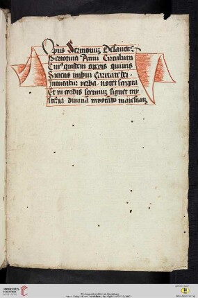 Henricus de Frimaria Oesa: Opus sermonum de sanctis
