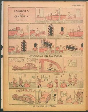 Aventuras del rey petiso [Cómic] : Su majestad se divierte