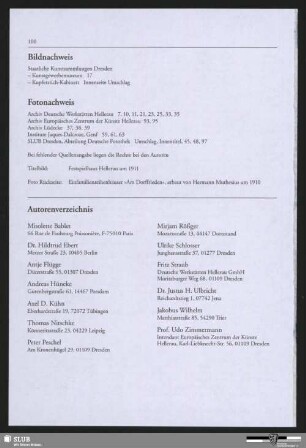 Bildnachweis / Fotonachweis