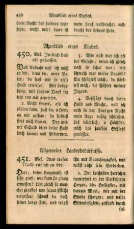 [5.] Allgemeine Landesbedürfnisse Nr. 451