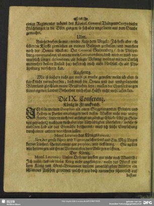Die IX. Conferenz