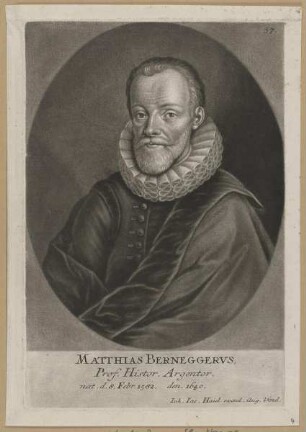 Bildnis des Matthias Berneggervs
