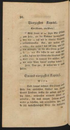 Ein und vierzigstes Kapitel - Funfzigstes Kapitel